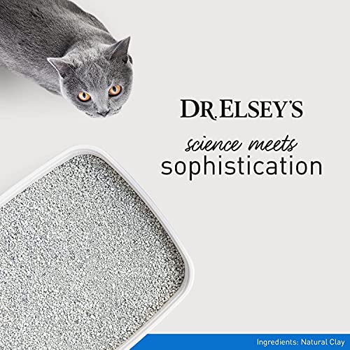 Dr. Elsey’s Premium Clumping Cat Litter - Ultra - 99.9% Dust-Free, Low Tracking, Hard Clumping, Superior Odor Control, Unscented & Natural Ingredients